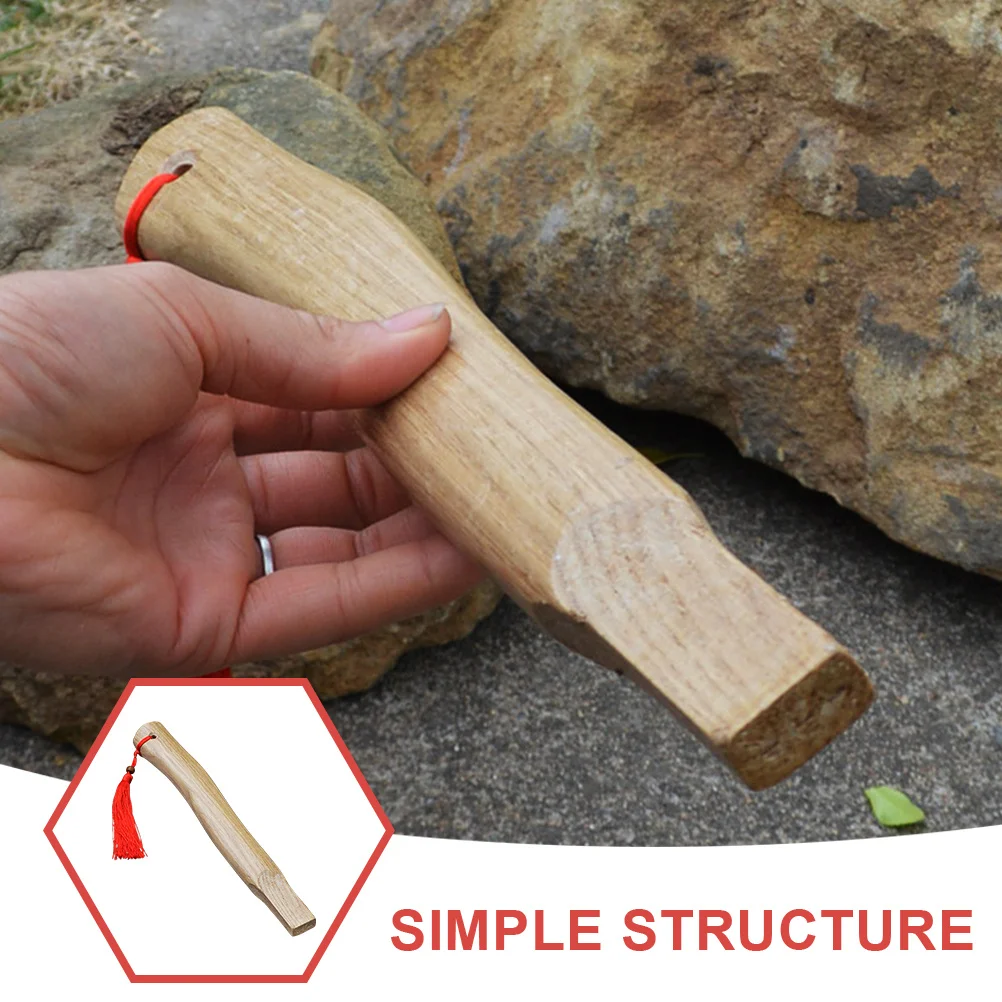 

Wood Hammer Handle Replacement Long Wooden Handle Durable Thick Texture Hammer Accessory for Repair Outdoor Use
