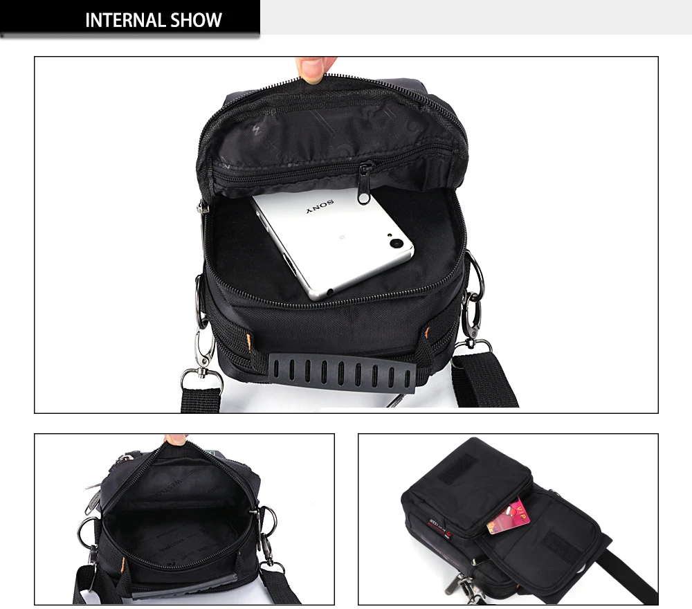 Taktische Männer Messenger Nylon Tasche Outdoor Armee Multifunktions Reisetasche Wasserdichte Telefon Schulter Military Umhängetaschen 3705 – Detail 13