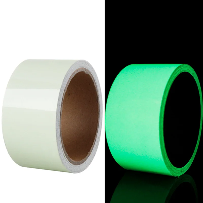 DIY Fluorescent Night Wall Sticker, Luminous Glow in the Dark, Safety Security, Home Decoration, Warning Adhesive Tape
