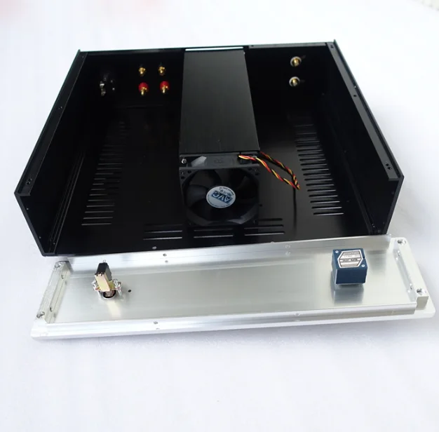 

Weiliang Audio Совершенно новый дизайн Шасси усилителя с воздушным охлаждением Цельноалюминиевый корпус 3609