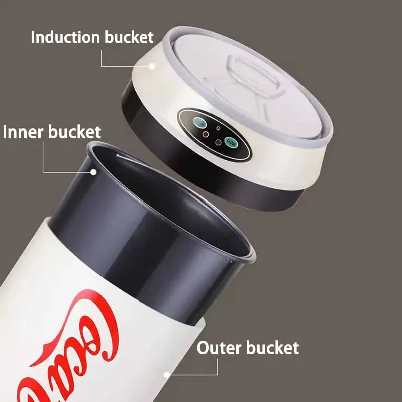 Smart Kitchen Waste Bins Creative Automatic Induction Opening Lid Trash Can Living Room Bedroom Cleaning Tools Accessories view 4