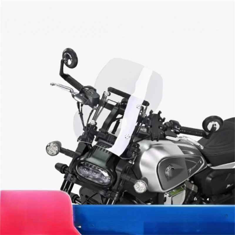 For QJ QJMOTOR Flash SRV600 Modified windshield adjustable height windshield motorcycle accessories SRV 600