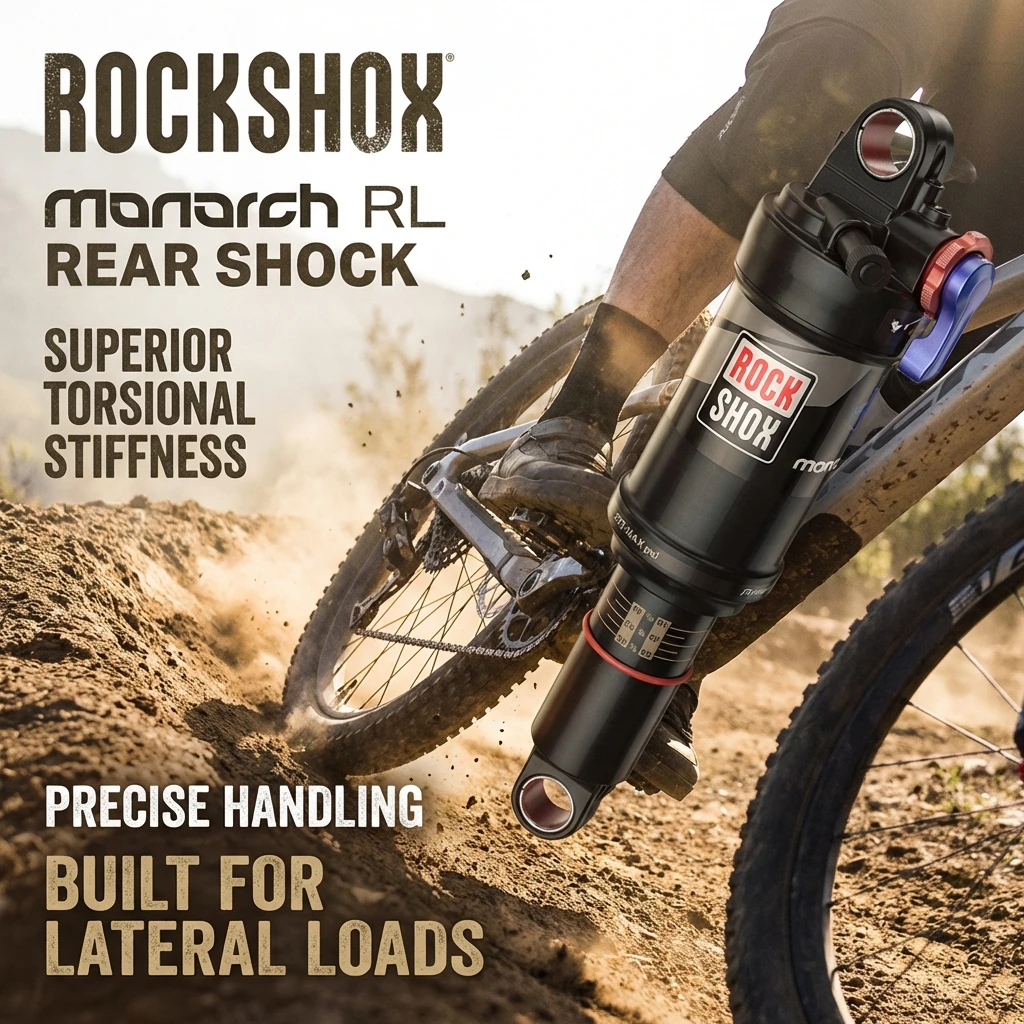 

Амортизатор ROCKSHOX Monarch RL REAR SHOCK Eye to eye 165x38, 184x44, 190x51 без крепежа, корпуса амортизаторов в цвете Fast Black DebonAir ™ весна