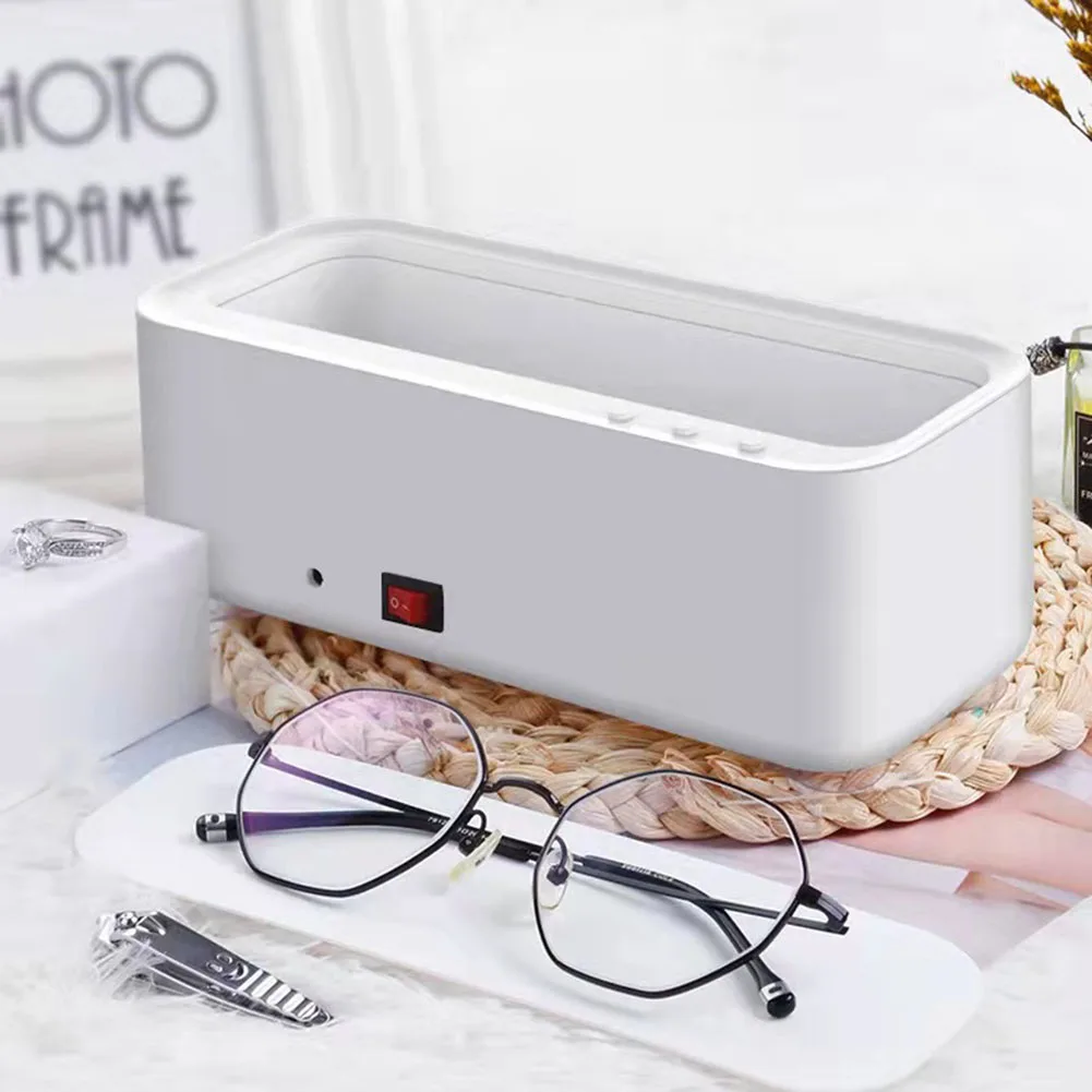 Ultrasonic Cleaner Washer USB Rechargeable Portable Home Jewelry Necklace Glasses Watch Cleaner Box Automatic Washing Machine