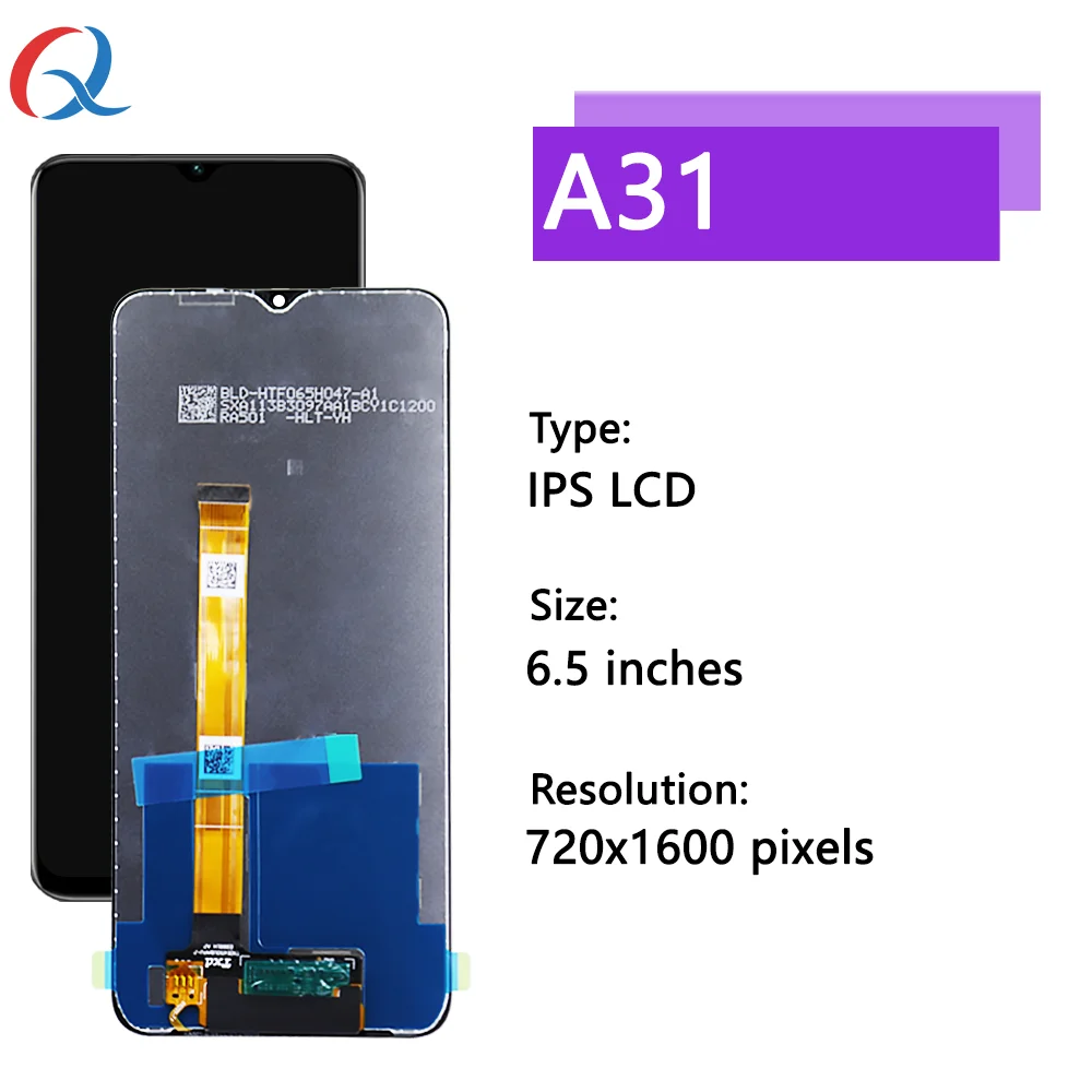 Mobile Phone screen lcds For OPPO A31 Lcd display pantalla de celulares For OPPO A31 Lcds screen replacement