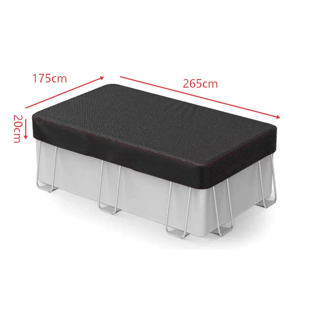 Pool Cover 210D Oxford Square Pool Cover Waterproof UV Protection Dustproof Outdoor Spa Shield For Swimming Pool Accessories