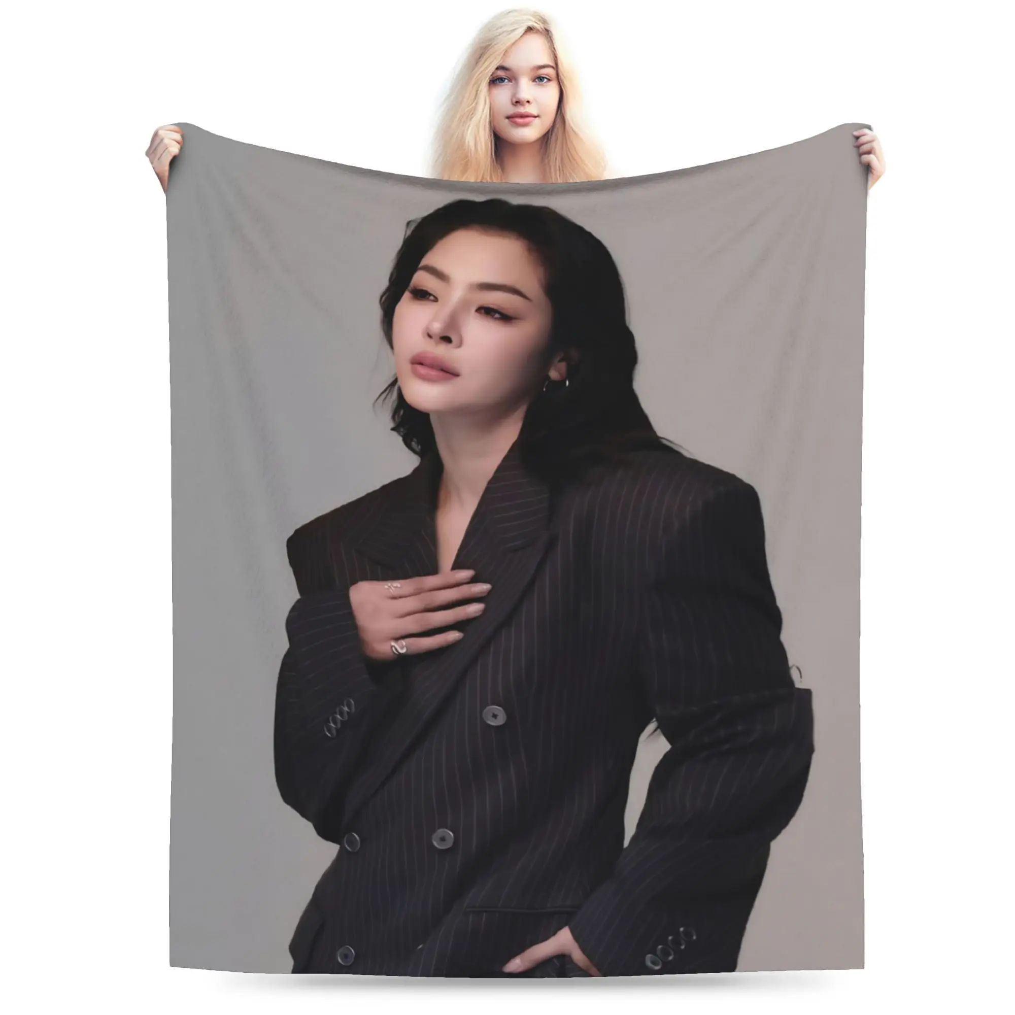 F-Faye P-Peraya M-Malisorn  Throw Blanket for Couch  Soft Cozy Plush Blanket 50x60 Inches Multiple Sizes Bedspread