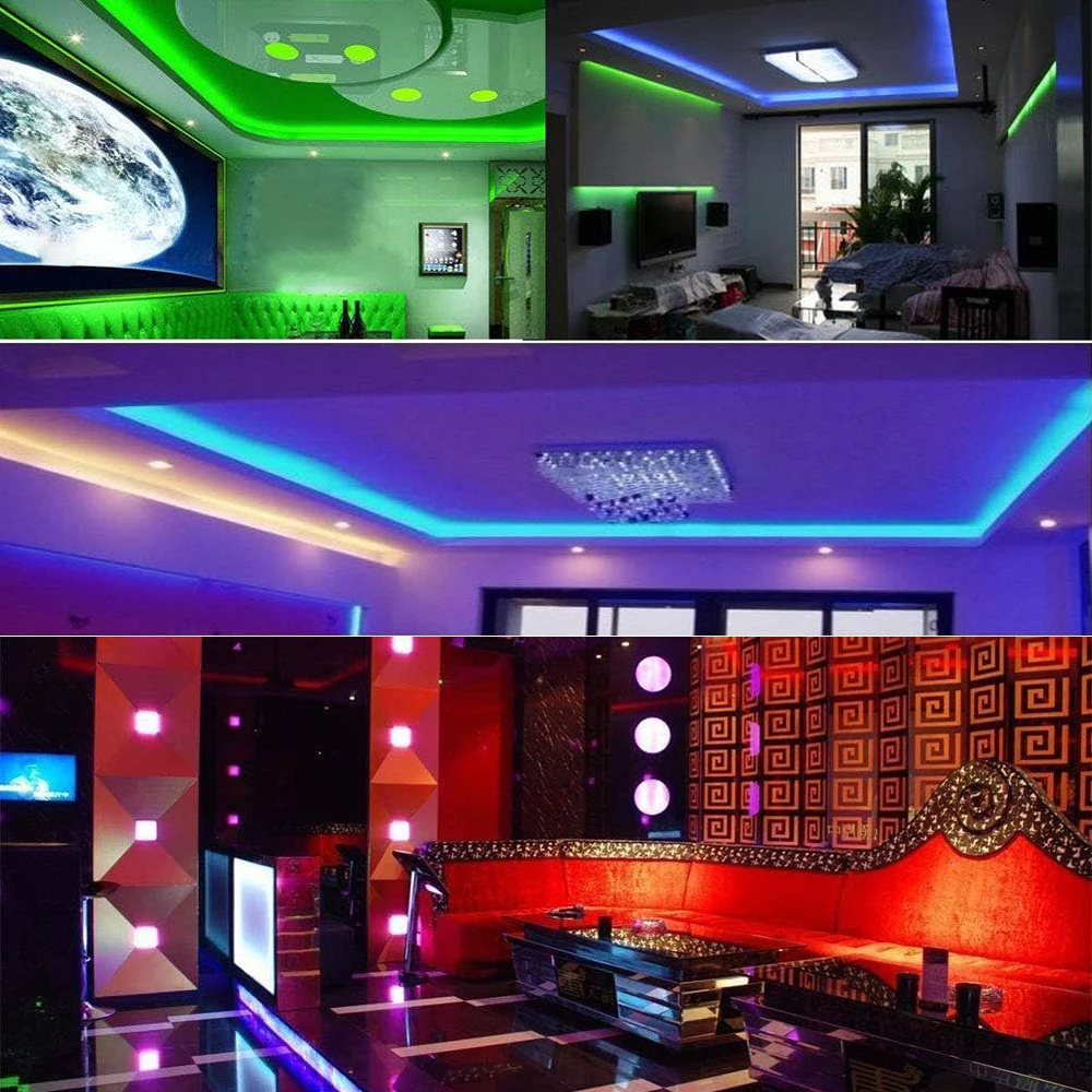 Striscia LED sottile 220V Plug In 120 LED/M Nastro adesivo flessibile tagliabile da 10 cm per armadio camera da letto Casa Blu Rosso Verde Giallo