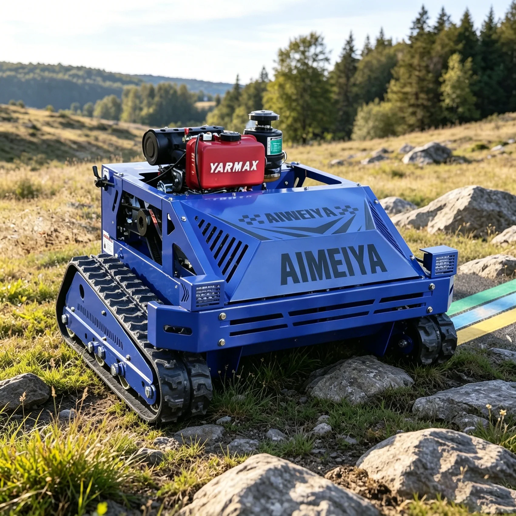 

Customized EPA certified remote tracked concealed remote lawn mower suitable for industrial and agricultural use