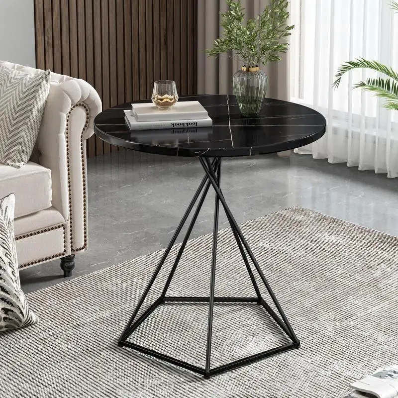 Modern Design Coffee Tables Luxury Round Minimalist Coffee Table To Dining Table Aesthetic  Furniture