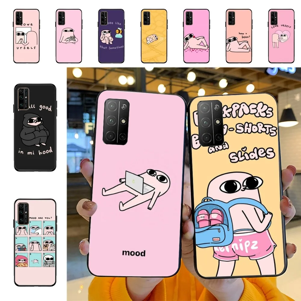 K-Ketnipz Cartoon Phone Case For Huawei Honor 10 lite 9 20 7A 9X 30 50 60 70 pro plus Soft Silicone Cover