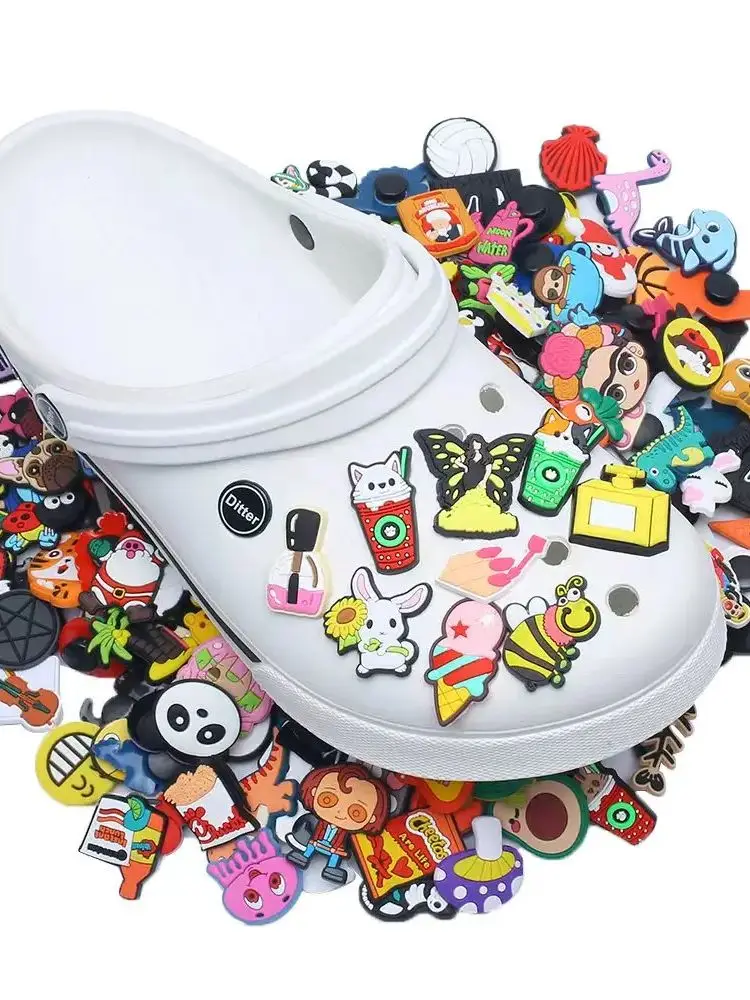 

Смешанные случайные мультяшные шармы для обуви, милые аниме-шармы для кроксов и сандалий, аксессуары для обуви своими руками, сувениры для вечеринок, подарки для детей