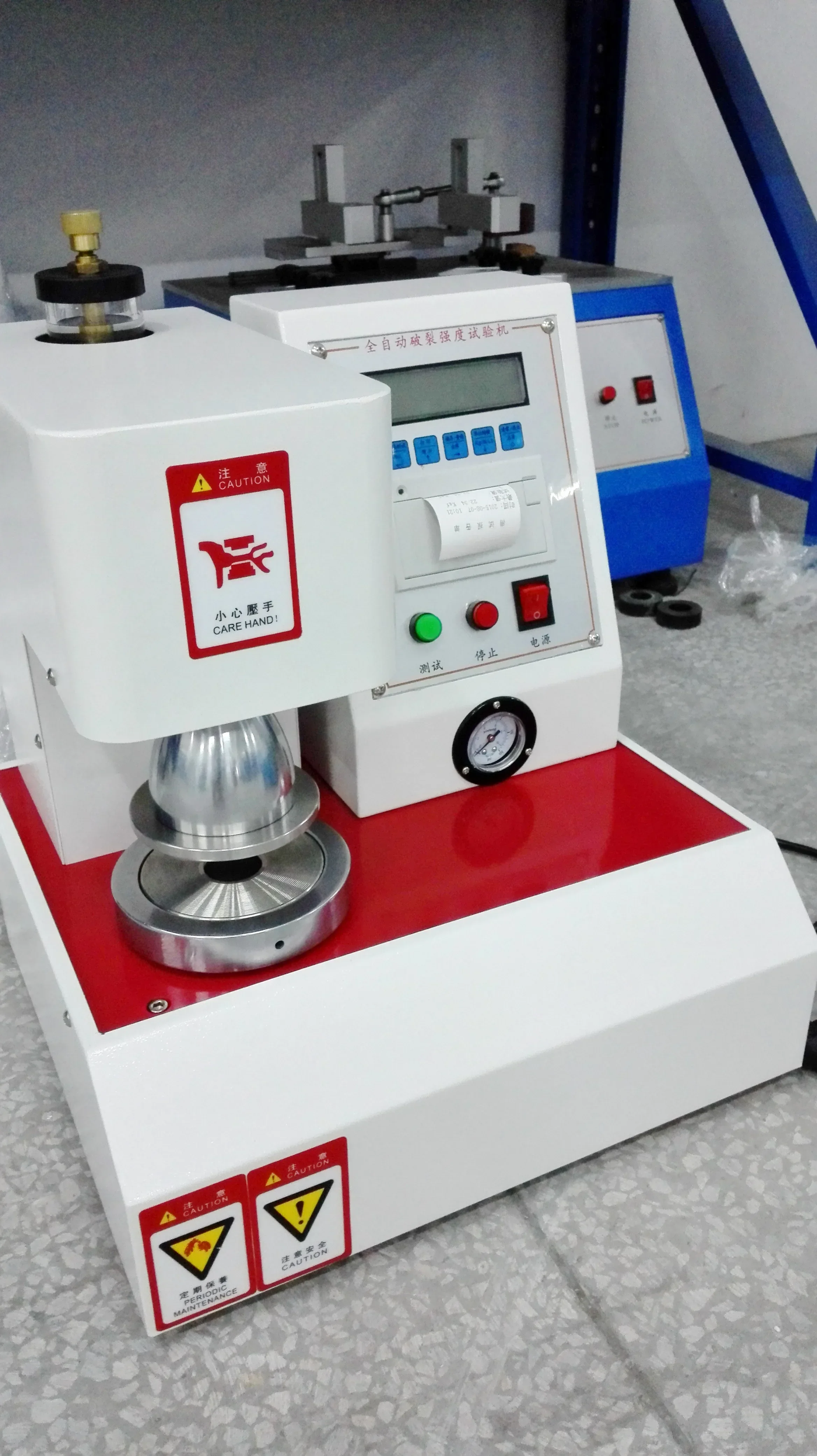 

Digital Automatic Cardboard Bursting Strength Tester for Quality Control in Packaging Industry