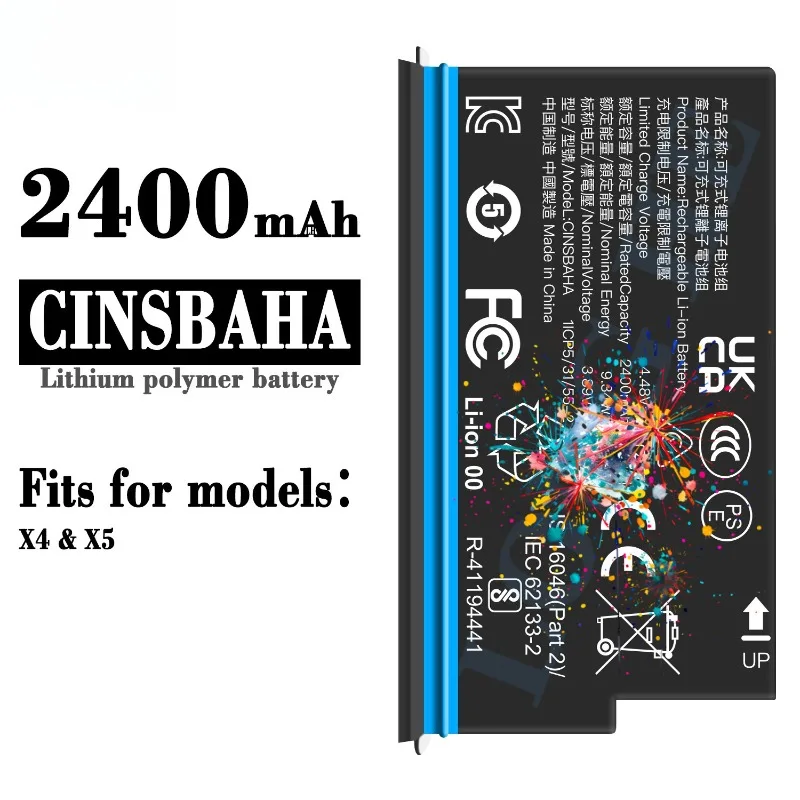 2026 New High‑quality Battery 3.89V 2400mAh  for Insta360 CINSBAHA X4 X5 Replacement Battery