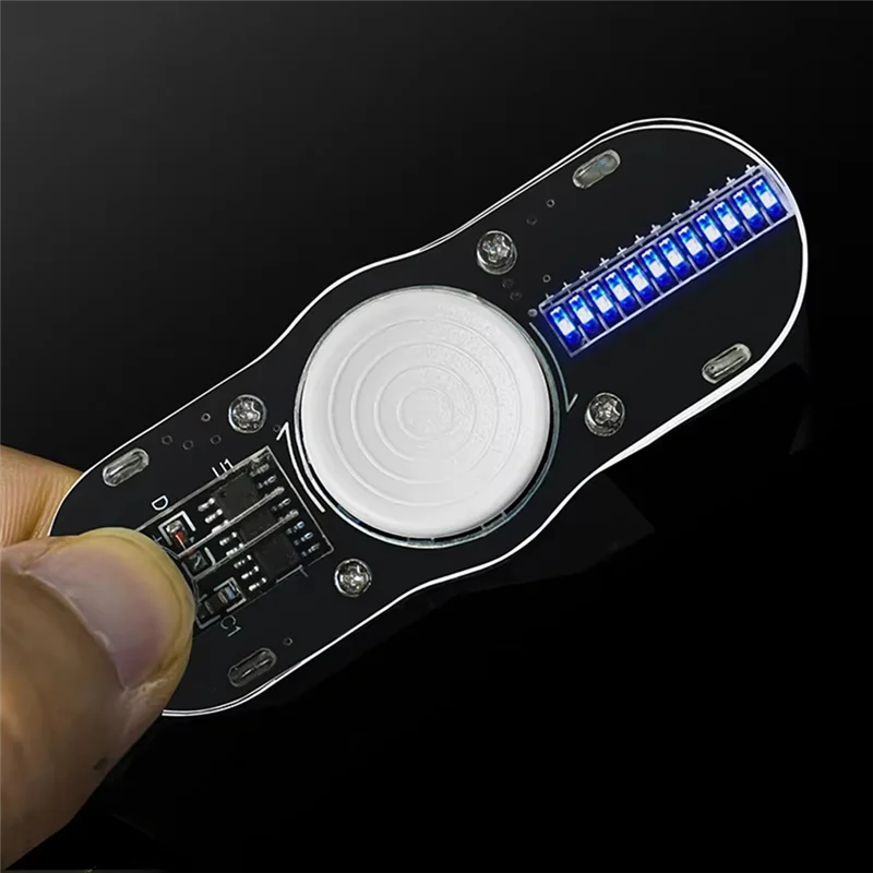 Upgraded DIY Electronic Kit LED Flashing Finger Tip Gyroscope 51 Microcontroller Circuit Board Welding Assemble Components