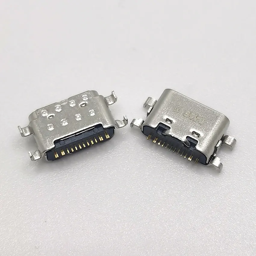 2PCS For Lenovo Tablet PC Tab M10 10.1 inch TB-X605F N M X605FC/LC Type-c USB Jack Socket Charging Port Connector Base Plug