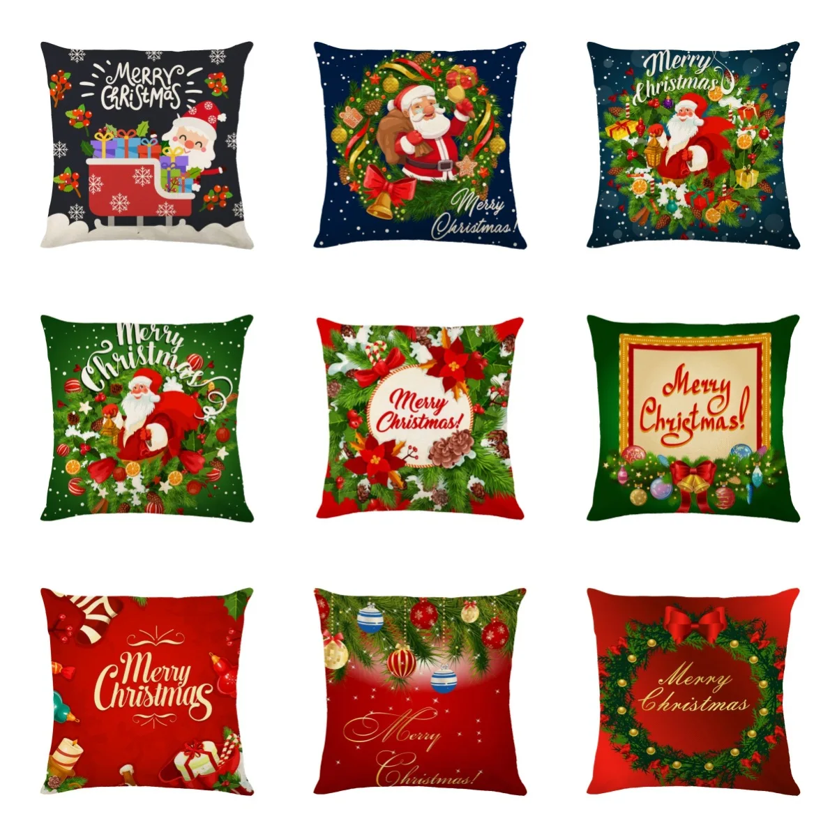 

New Christmas Pillow Home New Sofa Case Decorative Pillow Cushion Cover Wholesale
