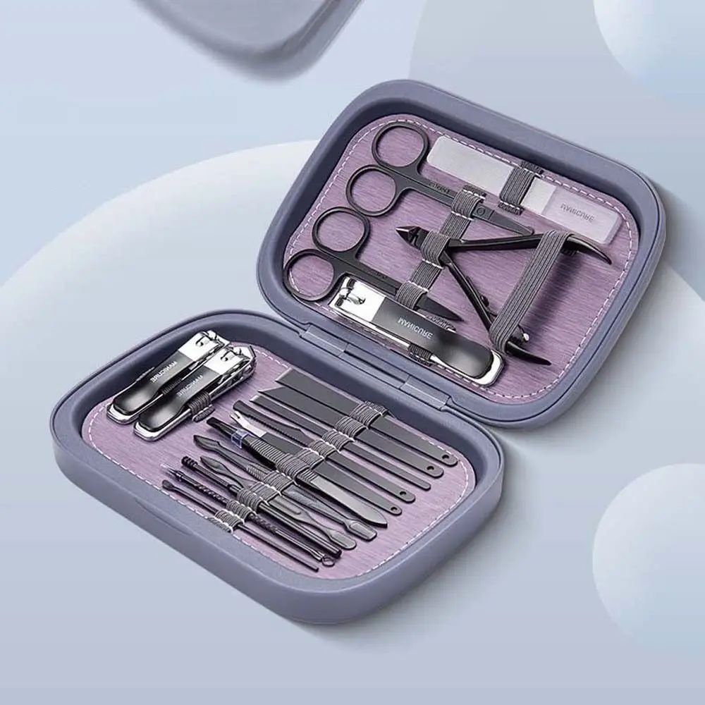 Nagelfeile Nagelschere Nagelhautzange Augenbrauenpinzette Nagelschneider Nagelwerkzeuge Kit Pediküre Werkzeug Maniküre Set Nagelknipser Set