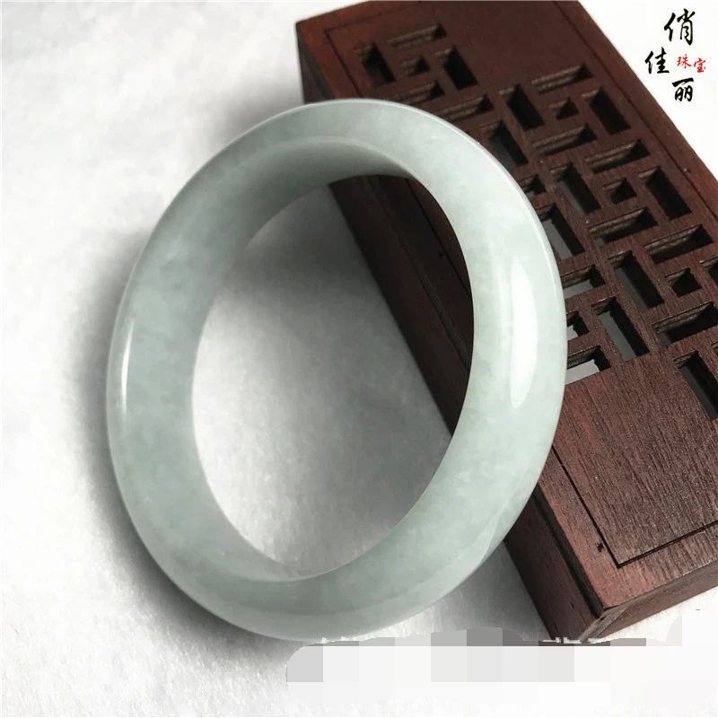 Natural Myanmar A jadeite bangle handcarved jade bangle real jade bracelets natural jade stone for women men