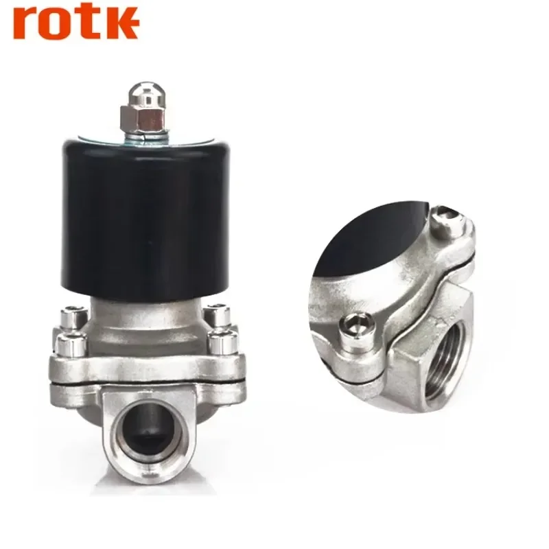 12V DC Stainless Steel 1/2 Inch Water Solenoid Valve