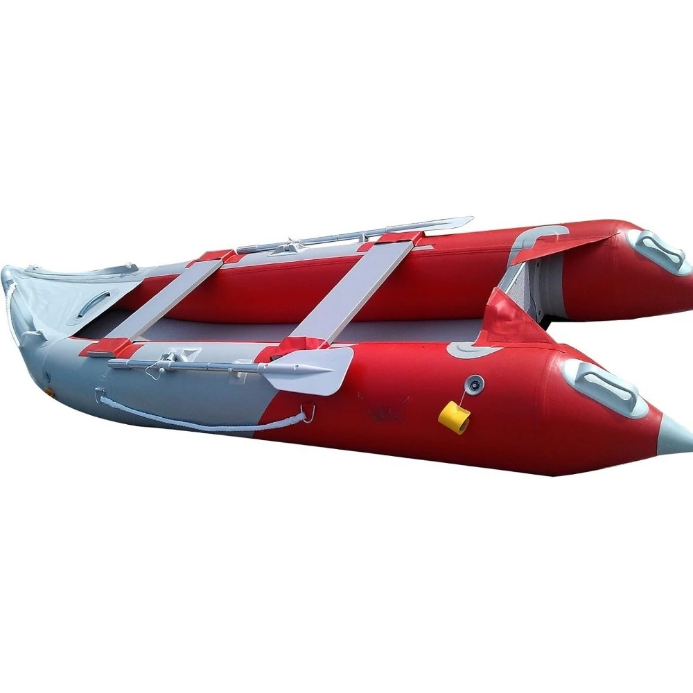 Inflatable Poonton Boat 2 Person Kayak 12 ft Inflatable Kayak Fishing Tender