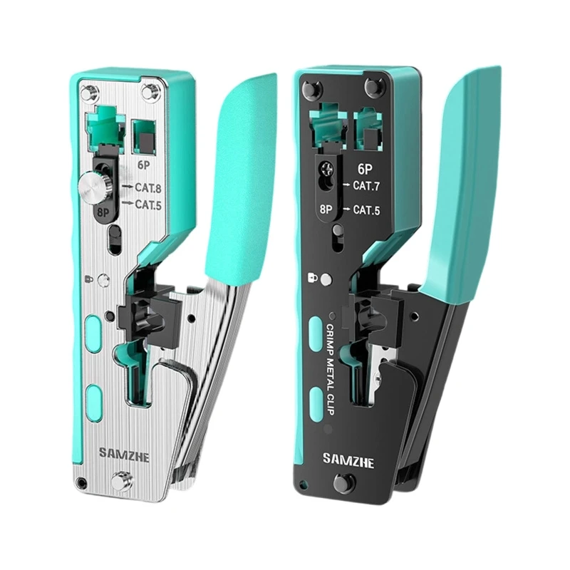 Telefon- und Ethernet-Kabel-Crimpzange 8P 6P für Reparaturen Y4QF – Detail 1