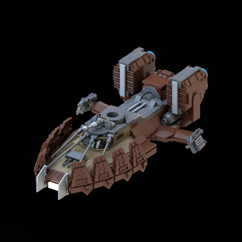 831 stücke MOC Pirate Tank Star Schlacht Modell Bausteine Bau Weihnachten Geschenke Montieren Kreative Spielzeug Bildung Ziegel Kinder