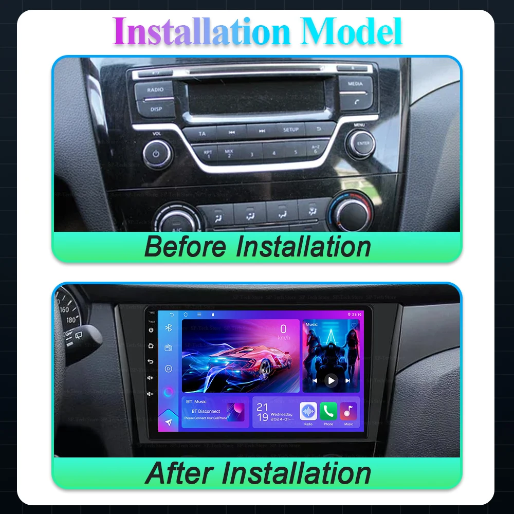 Android 16 Car Radio Player For Nissan Rogue X-trail Xtrail X - Trail 3 T32 2013 - 2022 Carplay Auto Support Oem Bose 360 Wifi