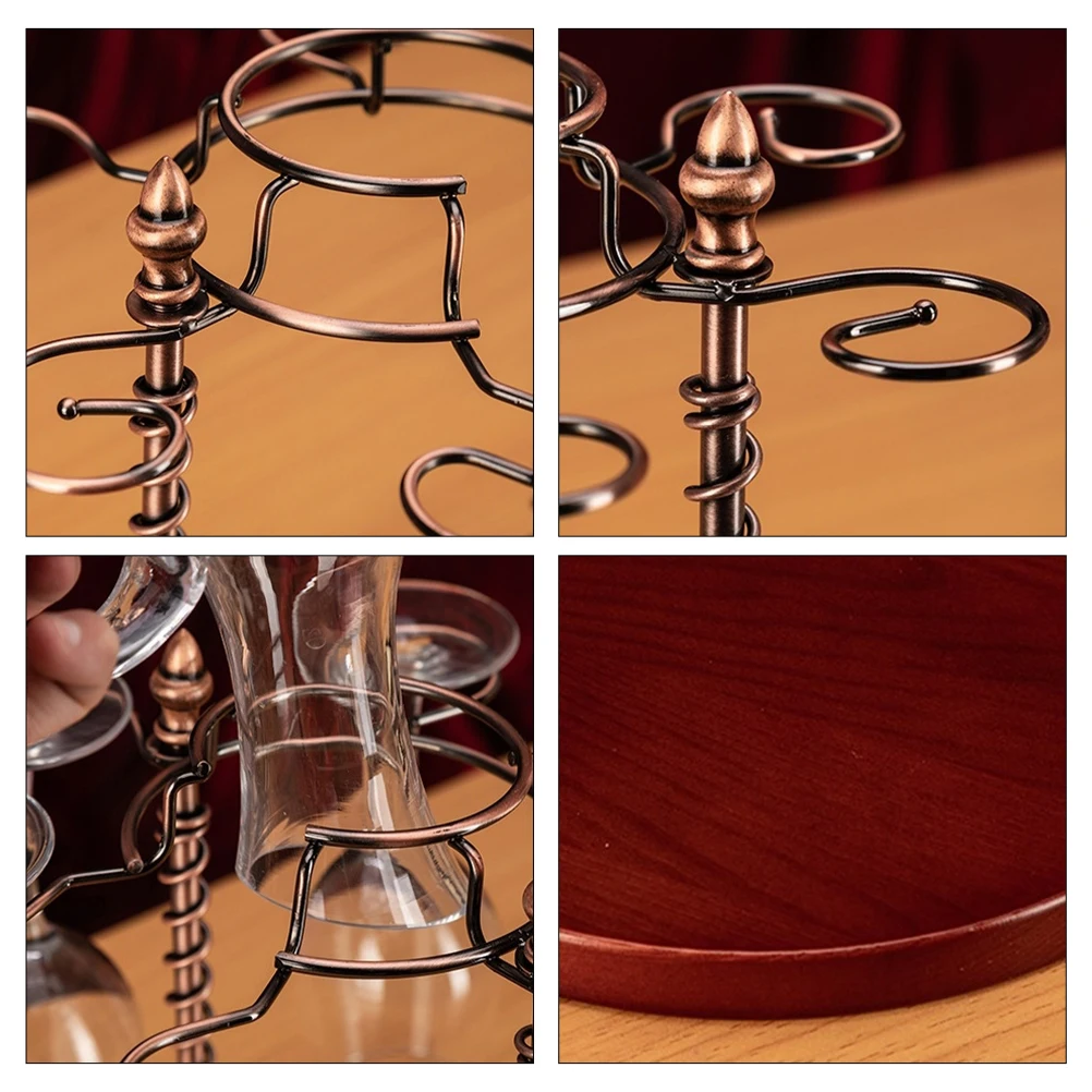 

Glass Holder with Base Glass Rack Glass Storage Rack Cup Holder Glass Holder Rack