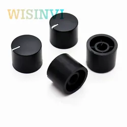 10PCS Plastic Knob Cap Diameter 18.5mm Height 16mm Potentiometer Encoder Knob 270 Degree D Inner Hole 6MM