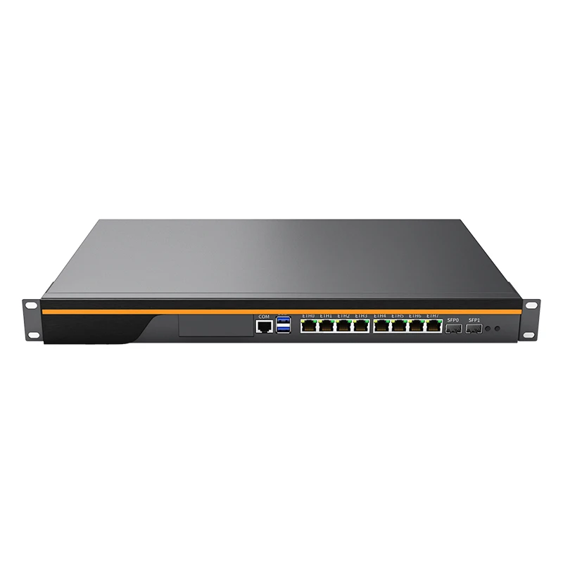 IKuaiOS 1U Rackmount Network Appliance 3rd Gen Core 8x2.5G Ethernet Dual Port SFP for Firewall Router Server Dual PSU 989RH