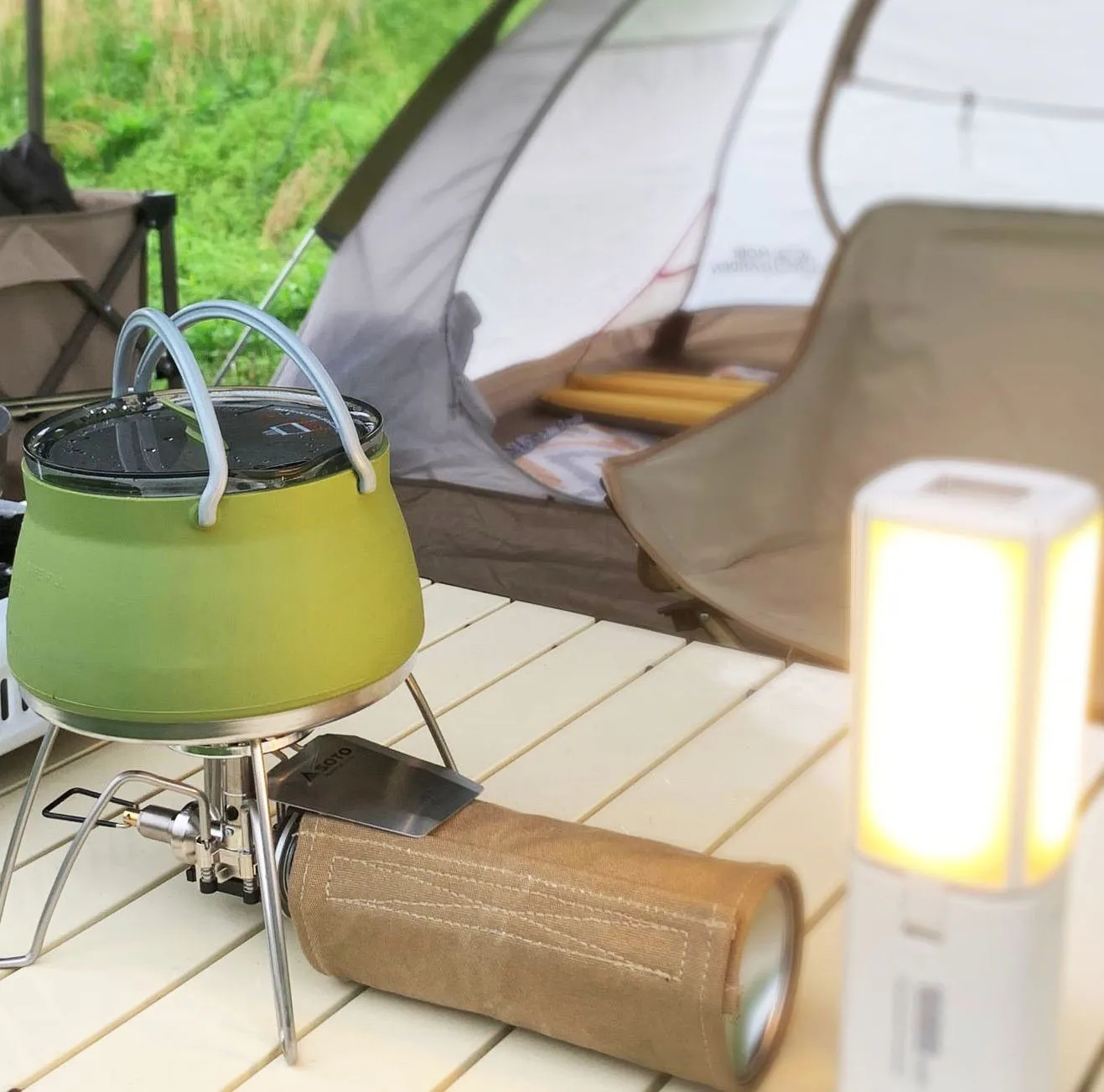 Silicone Folding Kettle Portable Coffee Tea Cooker Collapsible Mini Boiling Pot Outdoor Camping Travel Hiking Boiling Water Pot