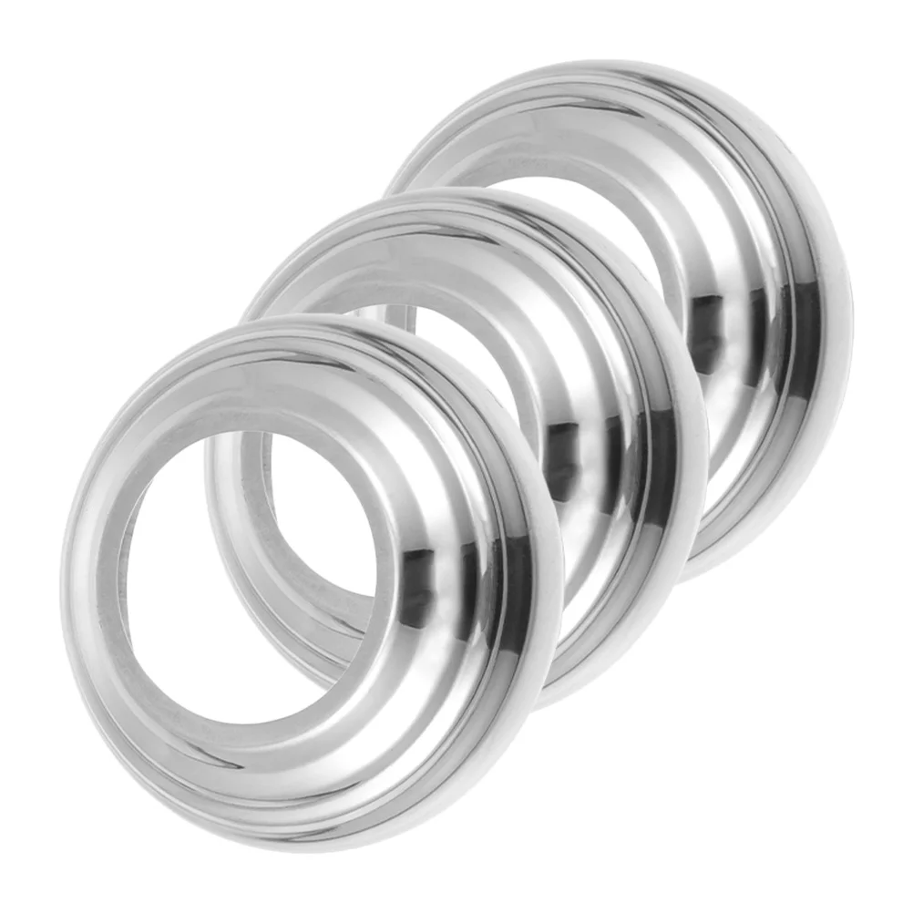 

3Pcs Stainless Steel Garden Ball Base Stand Thickened Metal Holder for Gazing Sphere Outdoor Display Gazing Ball Stand