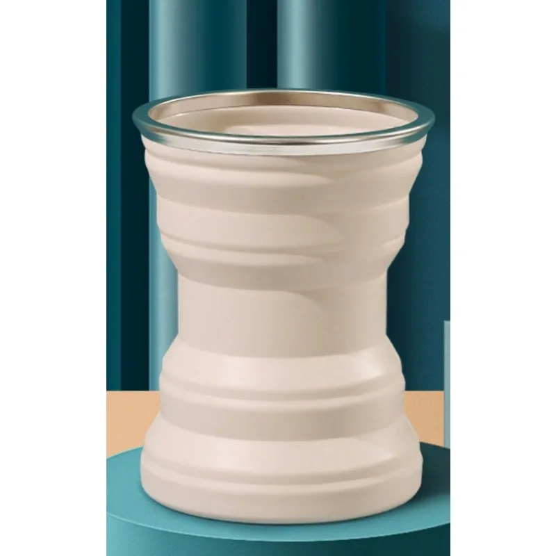 Siliconen waterflesbeker Opvouwbaar Lekvrij Draagbare sportreizen Waterflessen voor buitenreizen Gym Wandelen Herbruikbaar