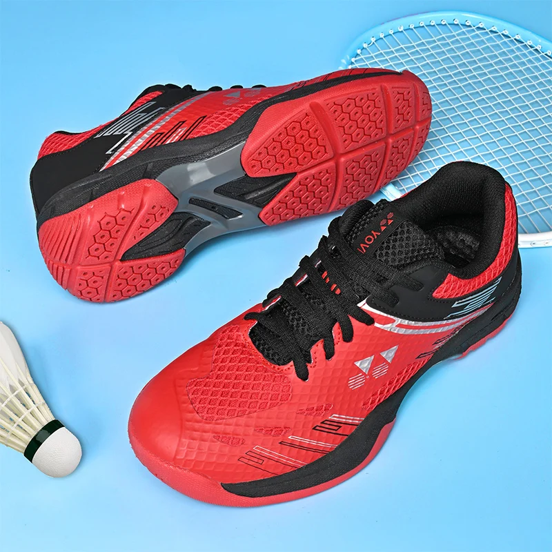 Men Women Volleyball Shoes New Tennis Shoes Sport Training Sneakers Non-slip Running Shoes Breathable Badminton Shoe Size 35-45