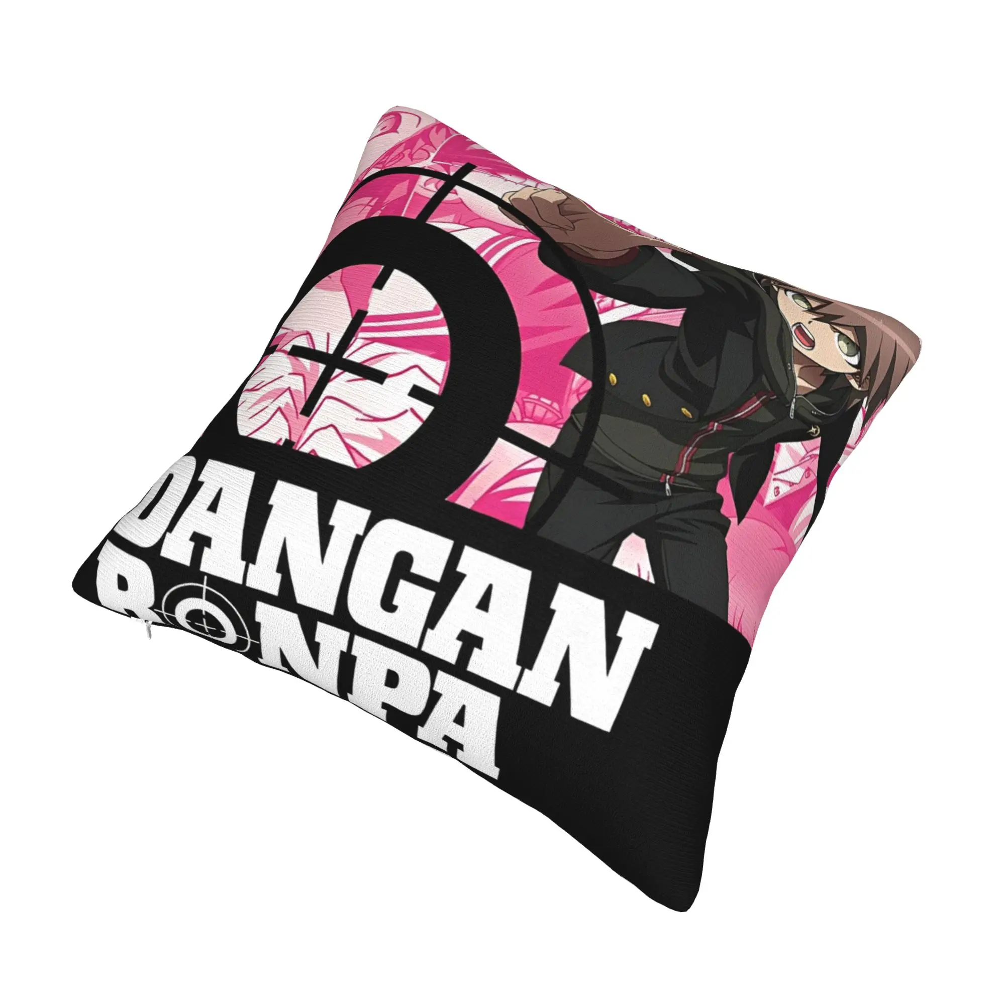 غطاء وسادة للديكور Danganronpa انمي ياباني اكسسوارات المنزل رمي كيس وسادة غطاء مربع متعدد الحجم