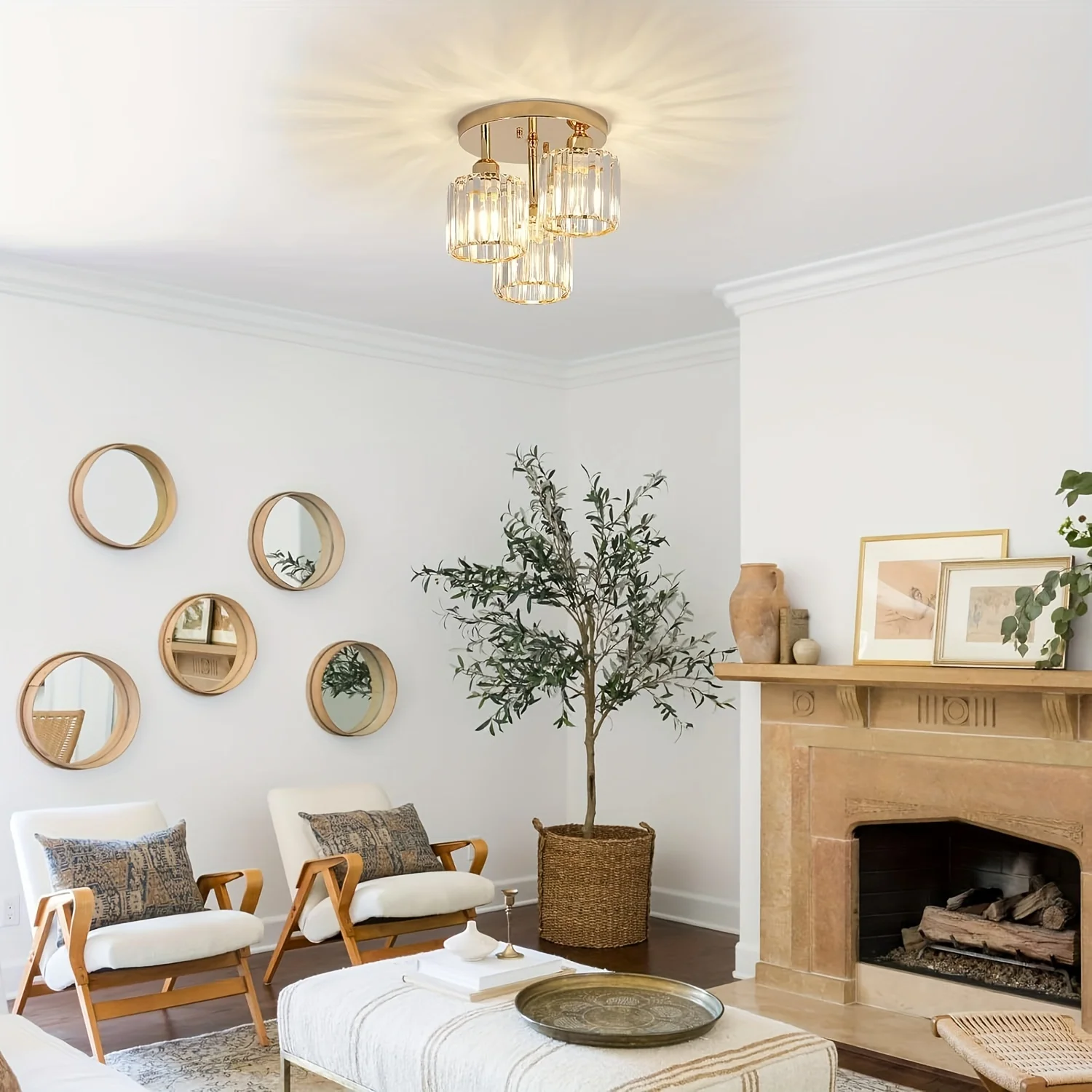 الحديثة الذهب الفاخرة كريستال 3-ligh E27 الثريا غرفة المعيشة غرفة نوم غرفة الطعام المطبخ بهو عباءة غرفة الممر السقف