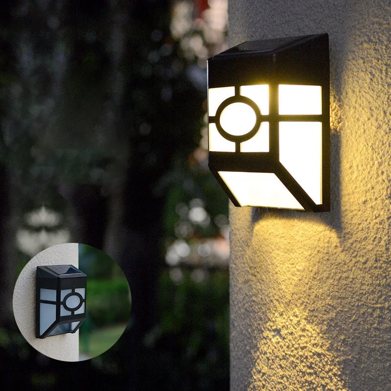 Solar Wall Light LED Waterproof Solar Garden Light For Fences Terraces Front Doors Stairs Courtyards