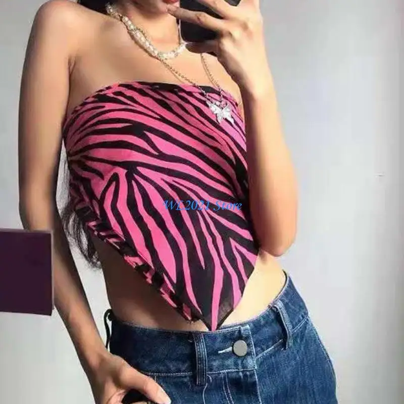 G5GC Roze s Bandan s Hoofddoek s Headwrap Vrouwen Zakdoek Y2kBandana Top Y2kHead sjaal Tulband HeadWrap