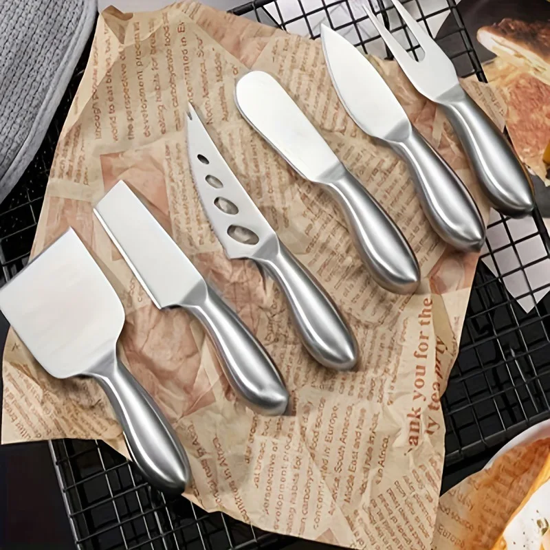 

Stainless Steel Cheese Butter Knife Sandwich Cutter Slicer Spreader Silver Spatula Scraper Fork Flat Shovel Kitchen Cooking Tool