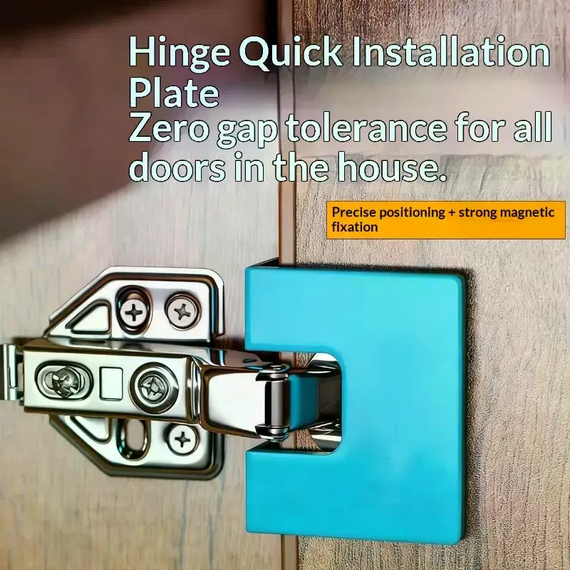 

1/3/5PCS Heavy-Duty Magnetic Cabinet Hinge Installation Clips Woodworking Hinge Installation Fixed Clip Hand Tools