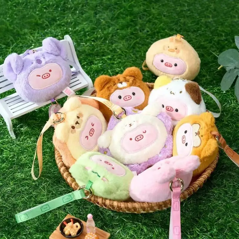 Multi-functional Pig Plush Toy Pig Plush Bag Hunging Toy Scent Smile Animal Plush Toy For Girls Boys Children Adults