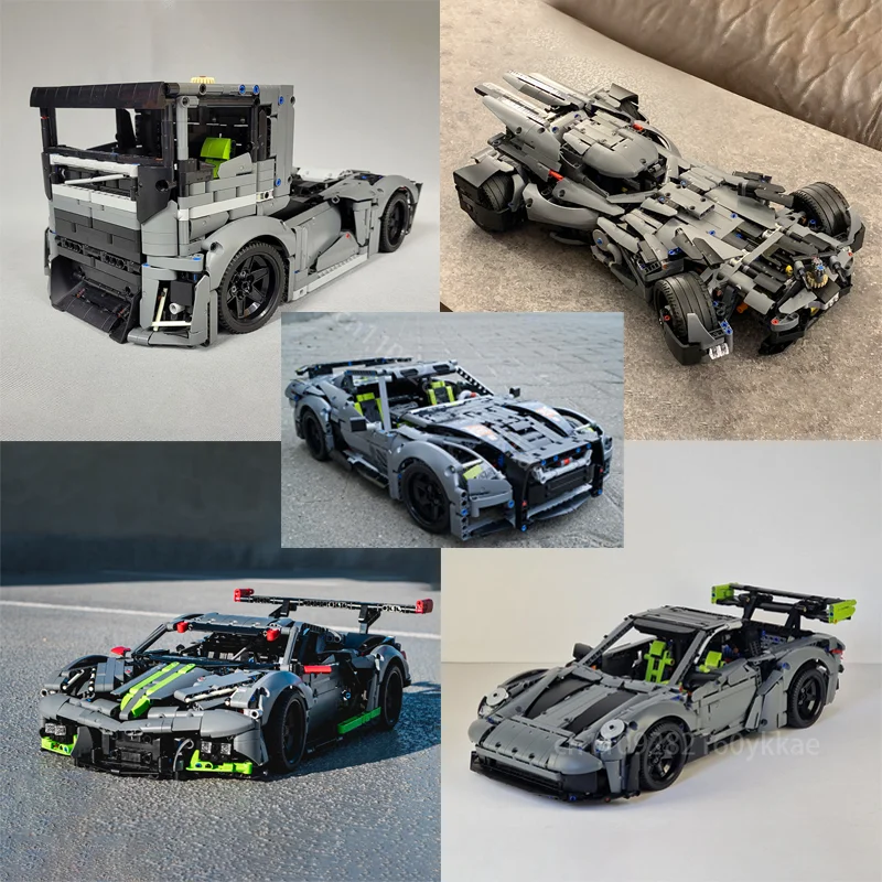 

Technical Super Racing Car GT3 Corvette R8 F-1 The Iron Knights Truck Building Blocks DIY Champion Vehicle 42156 Bricks Toy Gift