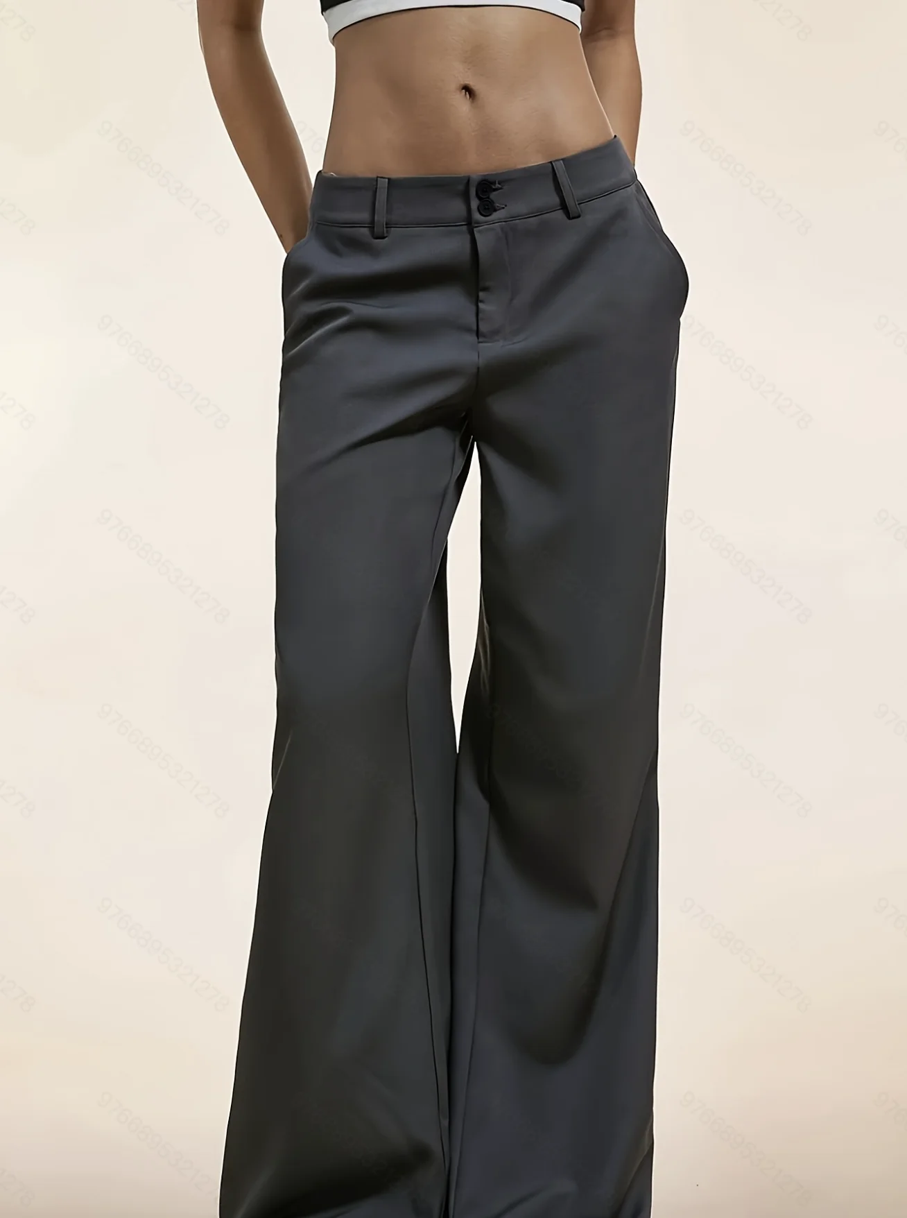 Ladies' Elegant Fashionable Casual Outdoor Sports Slimming and Versatile Japanese Korean European and American Suit Pants