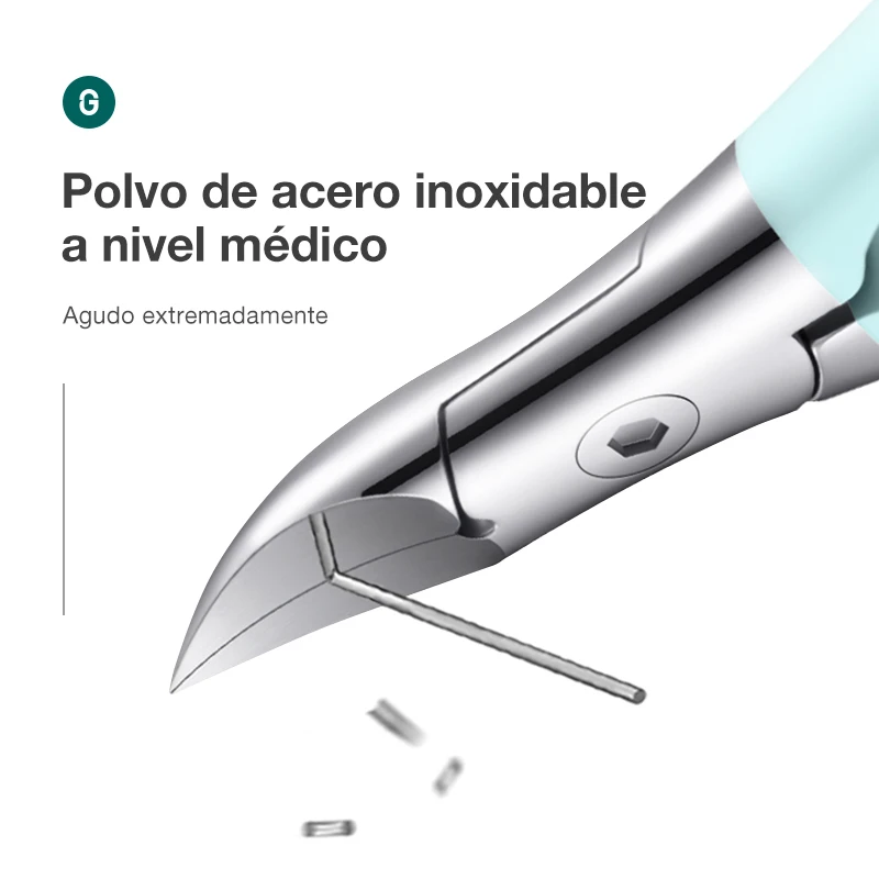 MR.GREEN pinzas para uñas encarnadas, cortaúñas de acero inoxidable, herramientas de pedicura, uñas gruesas, profundas en surcos de uñas 5