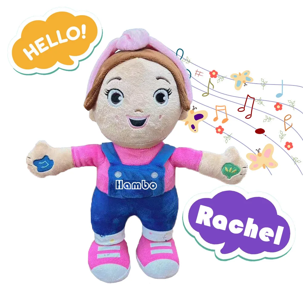 Newborn Ms Rachel Plush Cuddle Comfort Plush Doll Interactive Plush Baby Toy Toddler Toys for Girls & Boys Birth Christmas Gifts