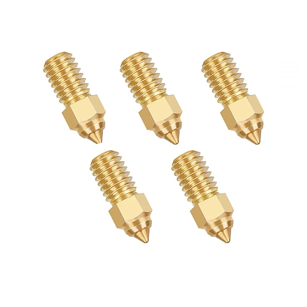 Ender 3 V3 SE Nozzles 0.4mm 5PCS High-Speed Brass Nozzles Hotend Extruder Nozzle for Ender 5 S1/M6/Ender 7 3D Printer