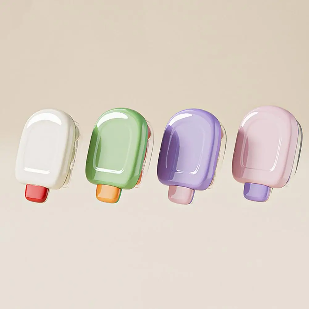 Leak Proof Ice Tray Food Grade Plastic Ice Maker with Sealed Lid Storage Box Push Release Ice Cube Tray Odorless for Kitchen