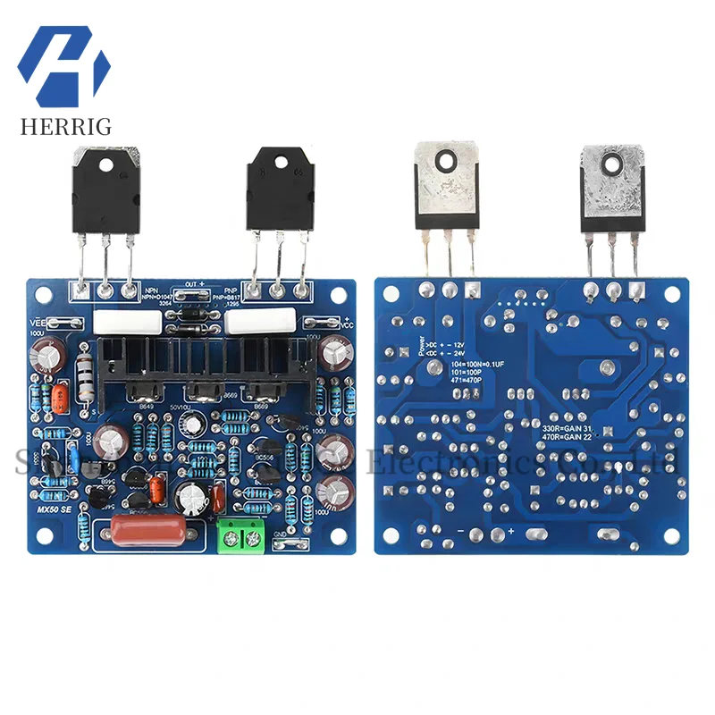 DC 15-45V MX50 SE двухканальная плата аудиоусилителя HIFI 100 Вт * 2 модуль стереоусилителя