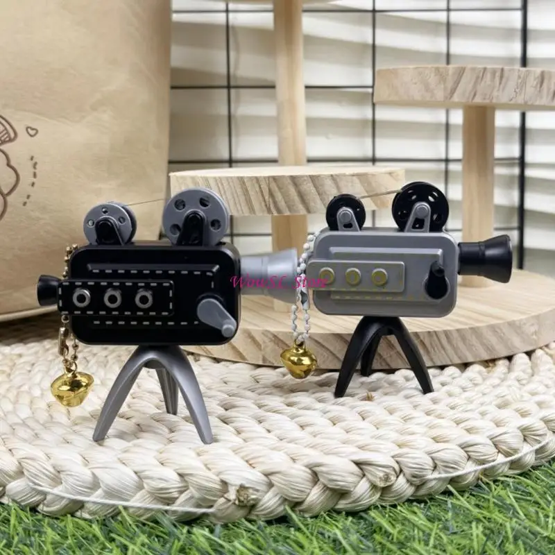 Retro Miniature Film Projectors Keychains Keyring for Parties and Gatherings HX5E